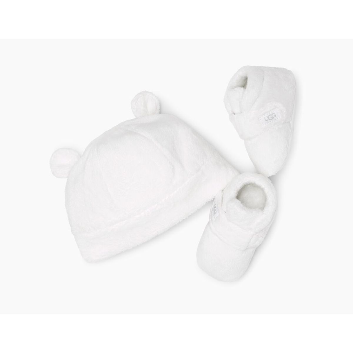 UGG Infants' Bixbee And Beanie in Blanc De Blanc