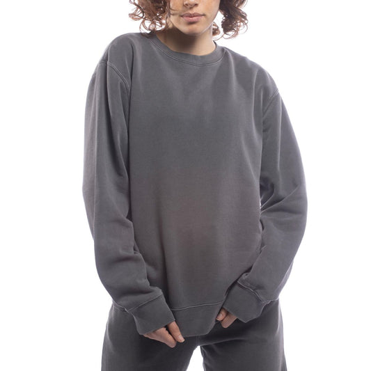 Made for The People Upcycled Crewneck Sweatshirt in Black Women's Sweaters Made For The People X-Large