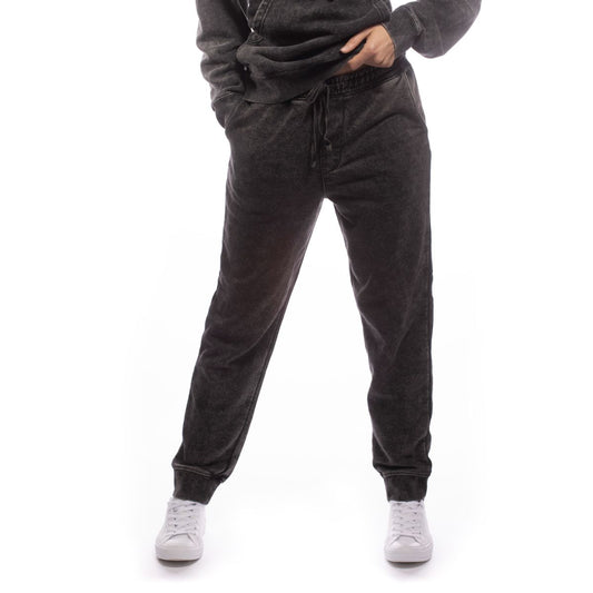 Made For The People Relaxed Upcycled Joggers in Mineral Black Pants Made For The People X-Large