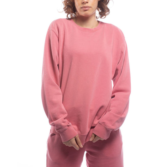Made for The People Upcycled Crewneck Sweatshirt in Pink Women's Sweaters Made For The People X-Large