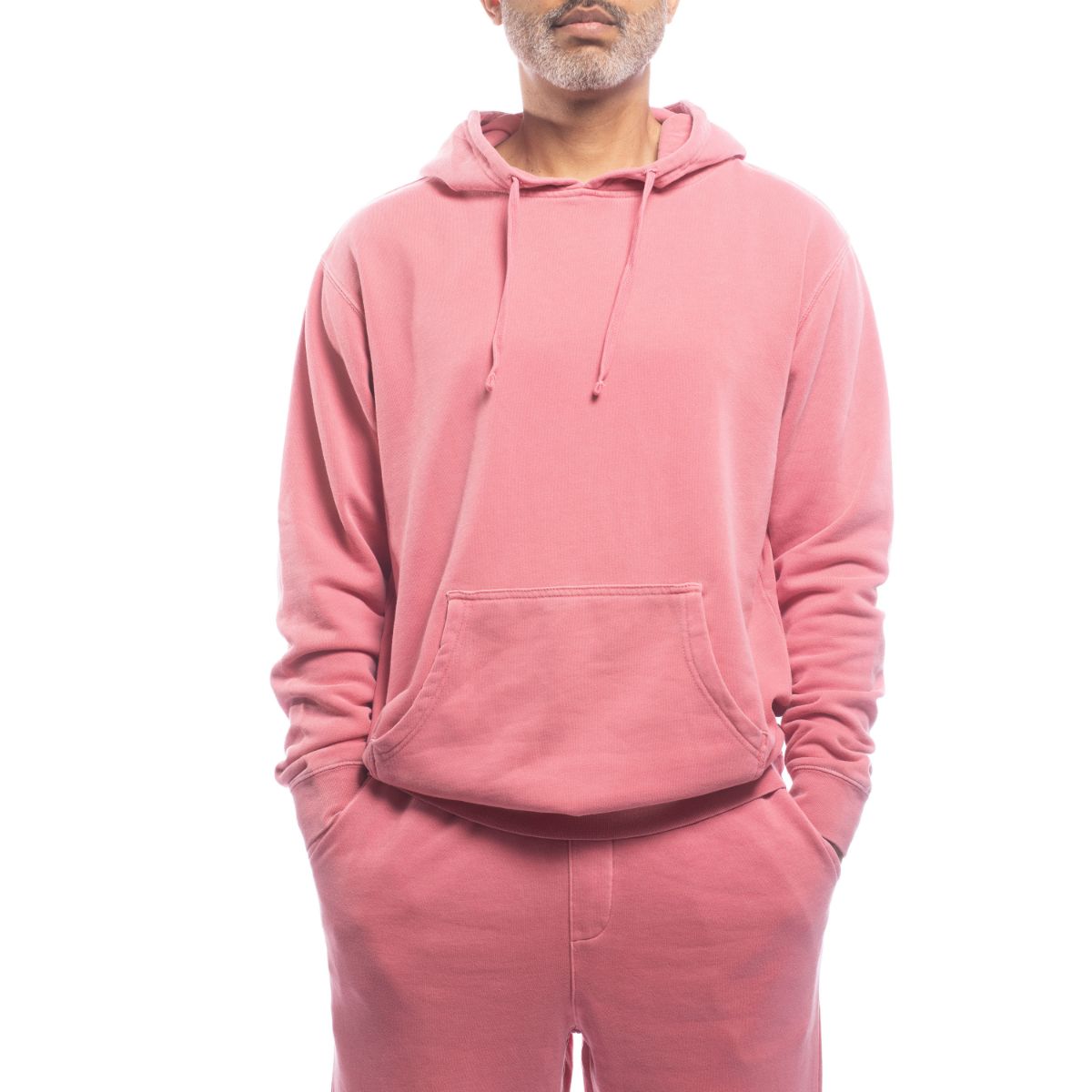 Made For the People Relaxed Upcycled Hoodie in Pink Women's Sweaters Made For The People