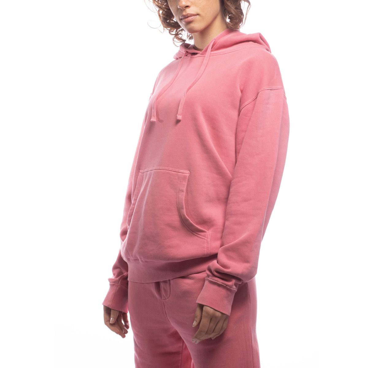 Made For the People Relaxed Upcycled Hoodie in Pink Women's Sweaters Made For The People