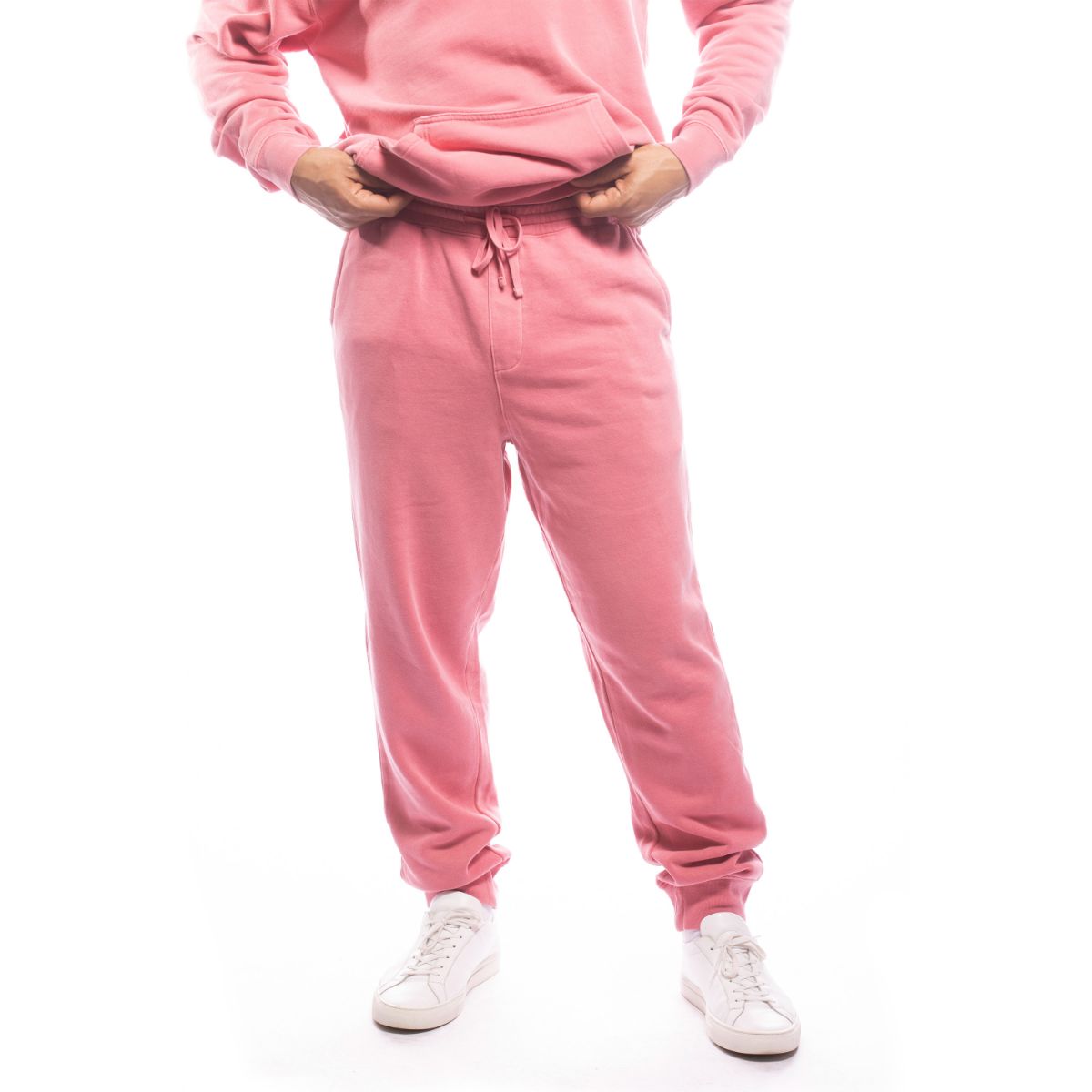Made For The People Relaxed Upcycled Joggers in Pink Pants Made For The People