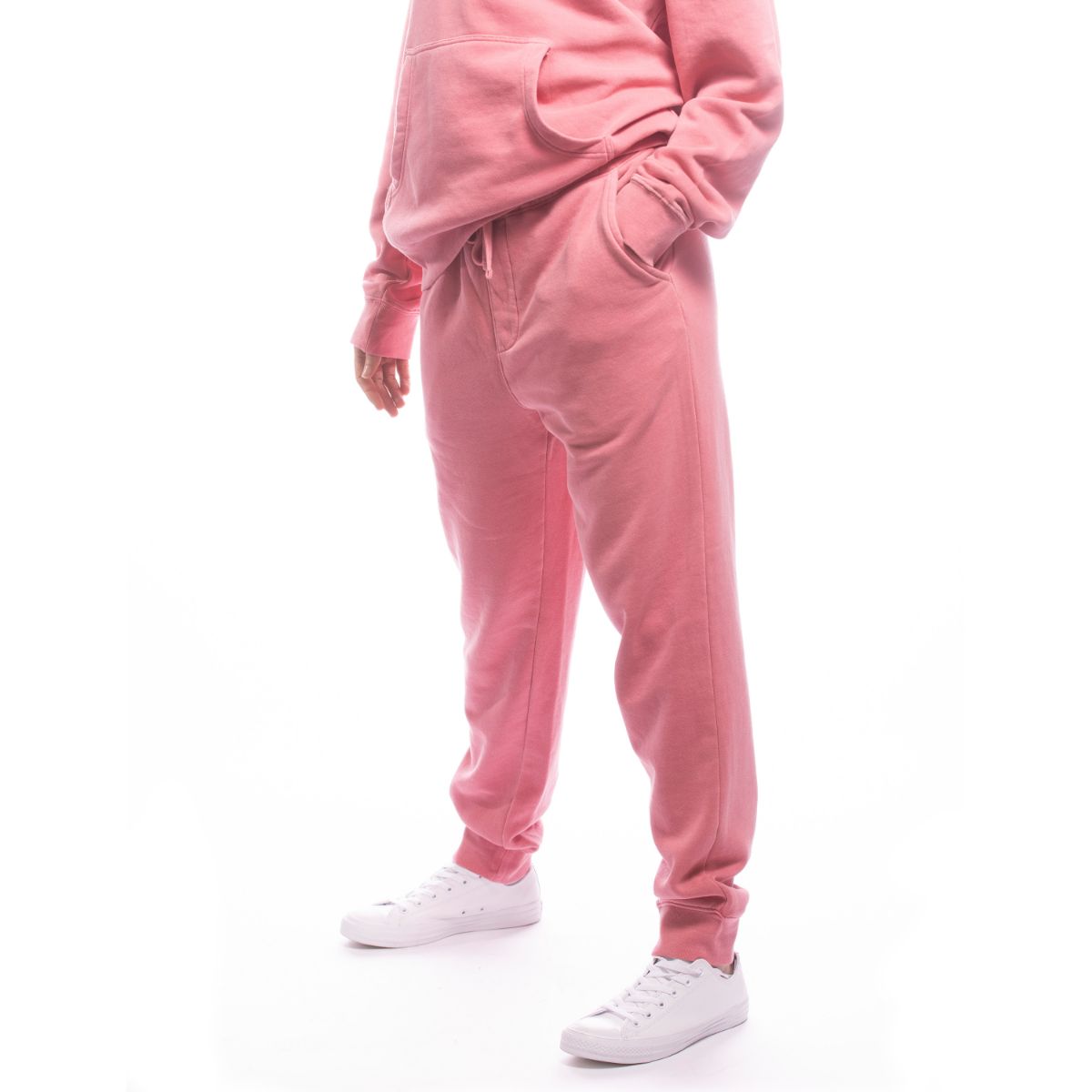 Made For The People Relaxed Upcycled Joggers in Pink Pants Made For The People