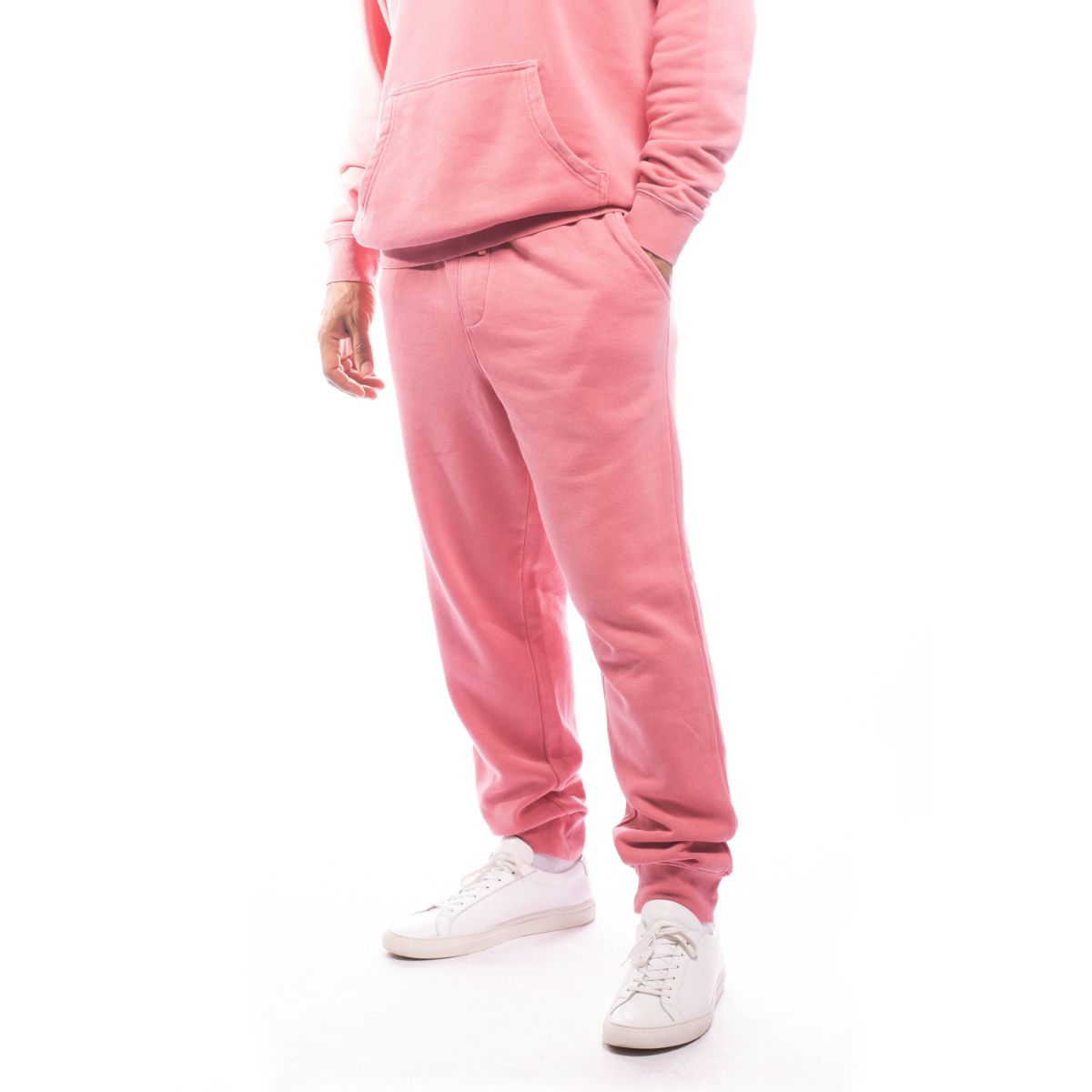 Made For The People Relaxed Upcycled Joggers in Pink Pants Made For The People