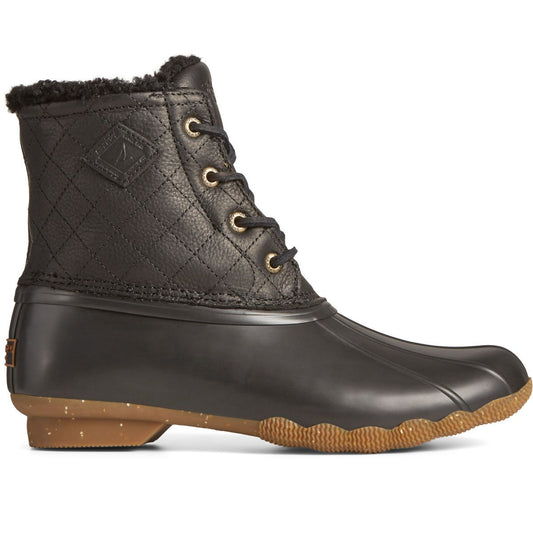 Sperry Women's Saltwater Winter Lux in Black Quilt