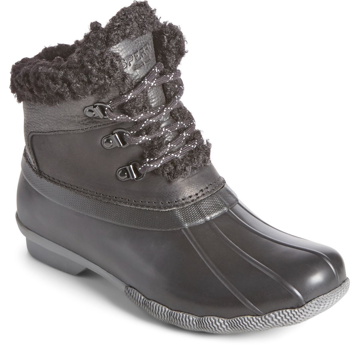 Sperry Women's Saltwater Alpine Leather in Black