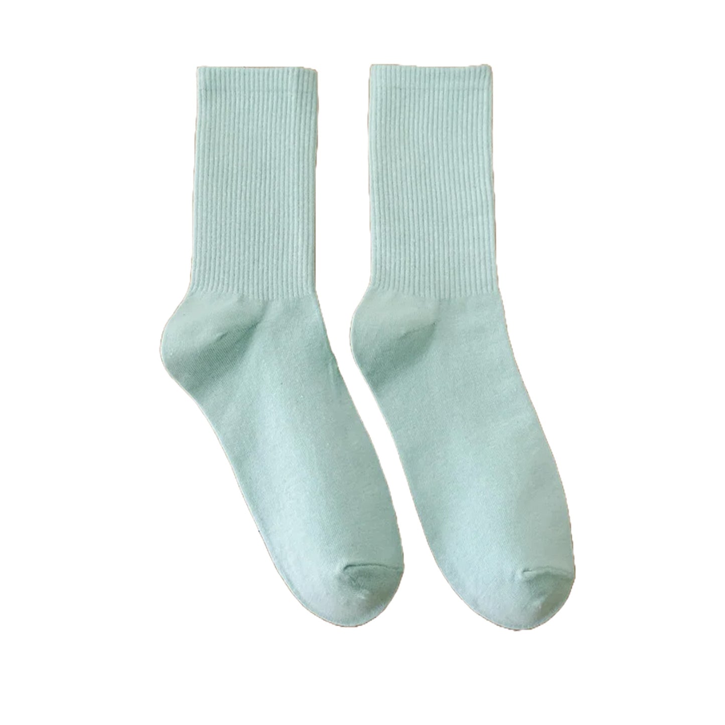 FLOOF Women's Basic Crew Sock in Mint