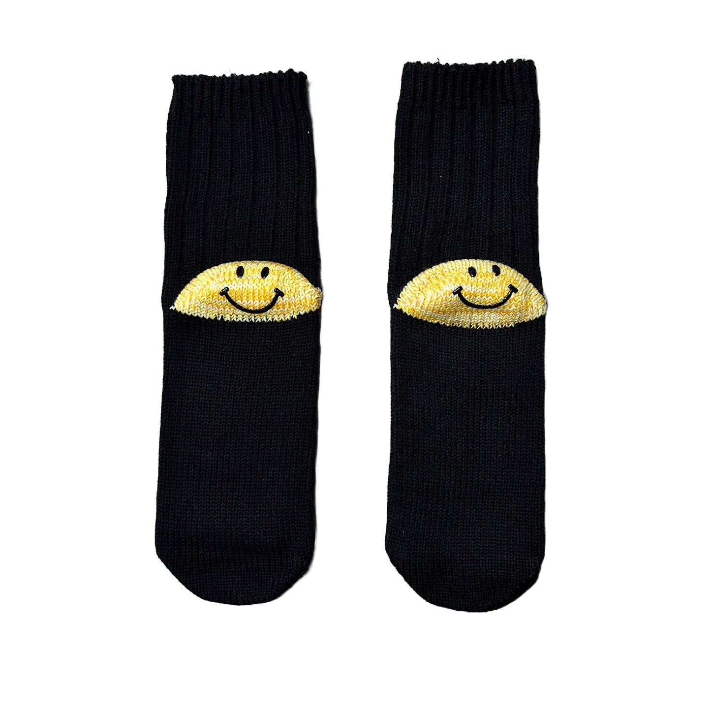 FLOOF Women's Retro Smile Sock in Black