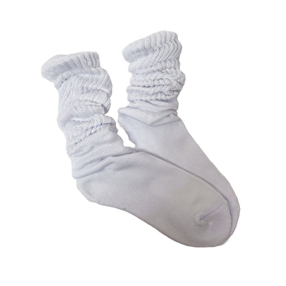 FLOOF Women's Slouch Socks in White