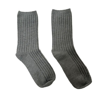 FLOOF Women's Wool Blend Socks in Grey
