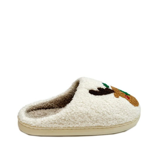 FLOOF Rudolph Slippers in Green