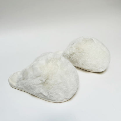 FLOOF Women's Snowball Slipper in Cream