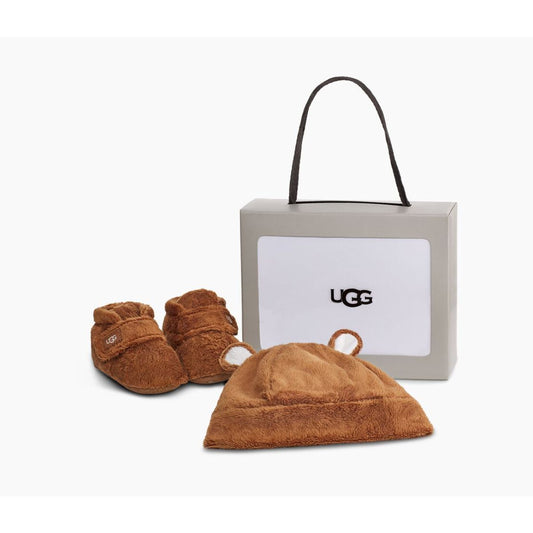 UGG Infants' Bixbee And Beanie in Chestnut