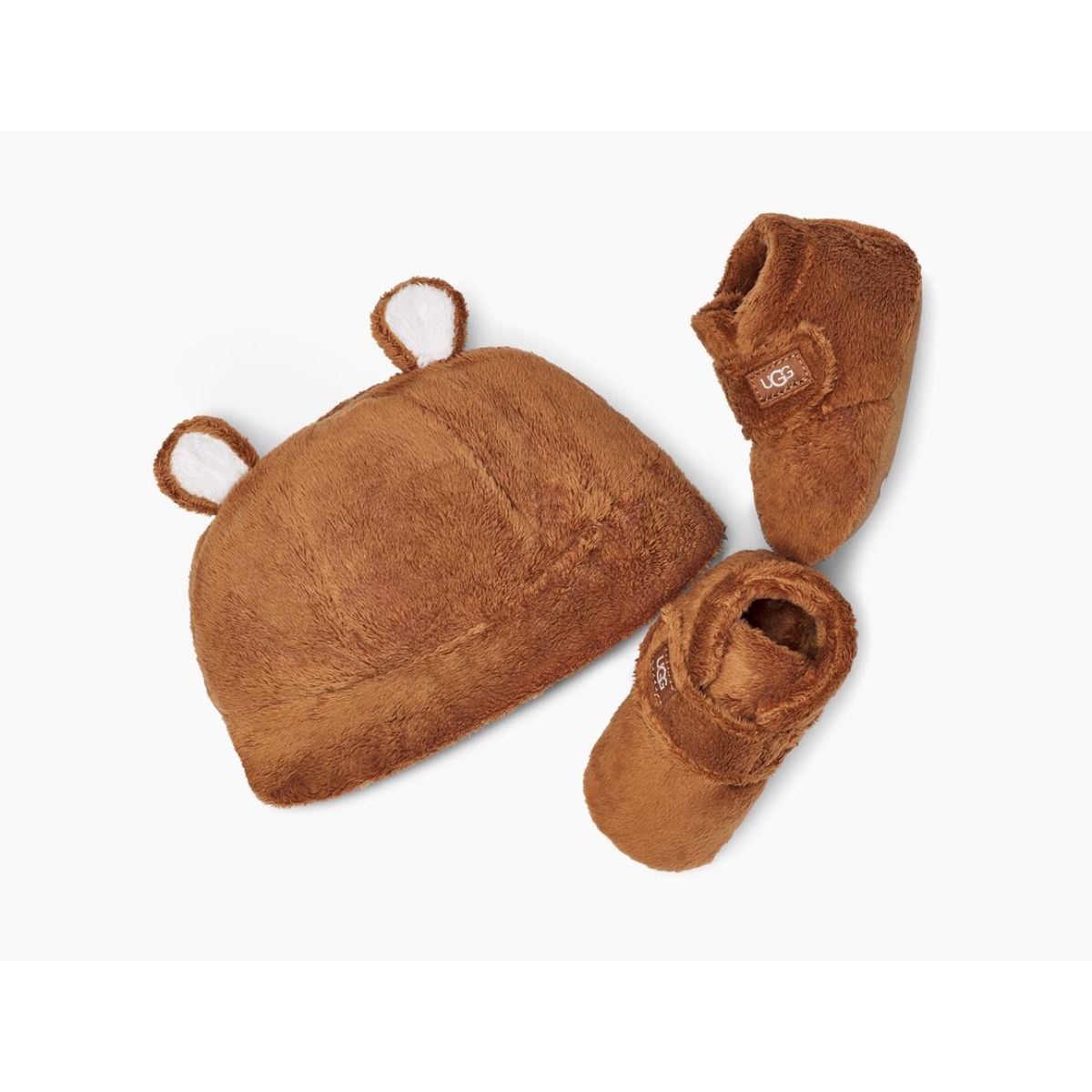 UGG Infants' Bixbee And Beanie in Chestnut